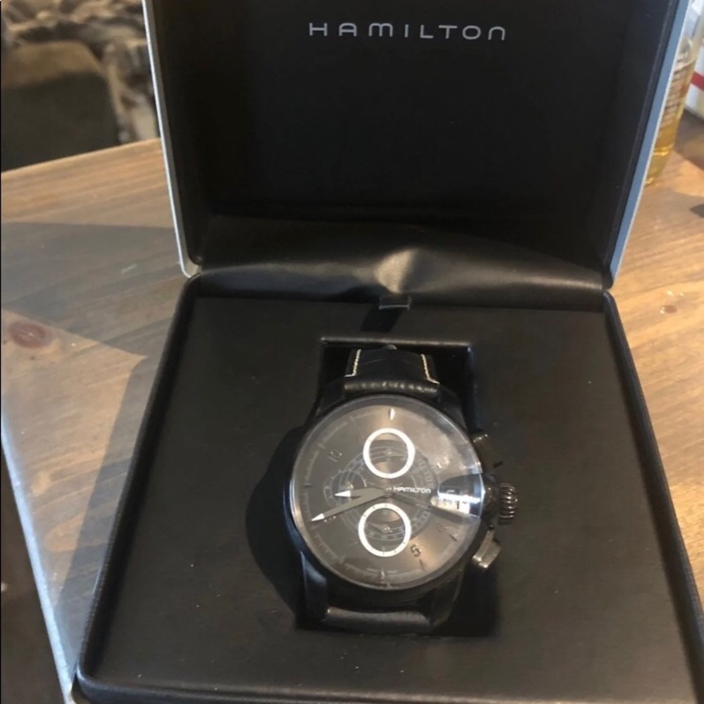 Like New! HAMILTON Chronograph Watch H40686335